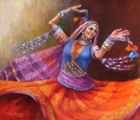 Aurangzib Hanjra, 24 x 28 Inch, Oil on Canvas, Figurative Painting, AC-AZH-011